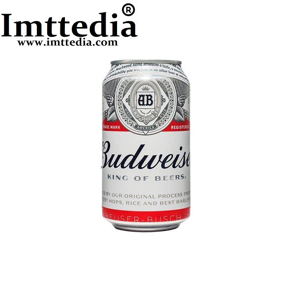 CERVEZA BUDWEISER LAGER LATA DE 33CL 24 UND