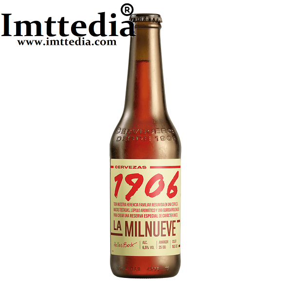 CERVEZA ESTRELLA GALICIA 1906 BOTELLA DE 33CL PACK DE 24 UNIDADES
