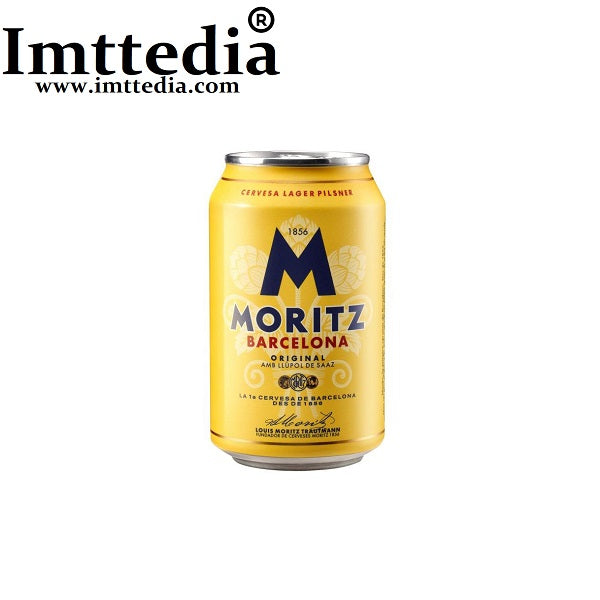 CERVEZA MORITZ BARCELONA 33CL PACK DE 24 UNIDADES