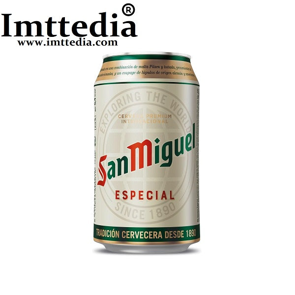 CERVEZA SAN MIGUEL ESPECIAL LAGER LATA 33CL 24 UND