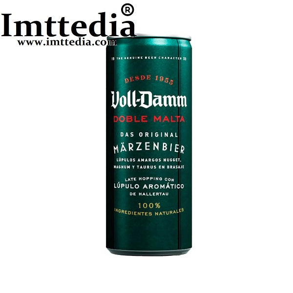 CERVEZA VOLL DAMM LATA DE 25CL CAJA DE 12 UNIDADES