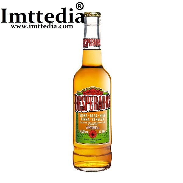 CERVEZA DESPERADOS BOTELLA DE 33CL 24 UND