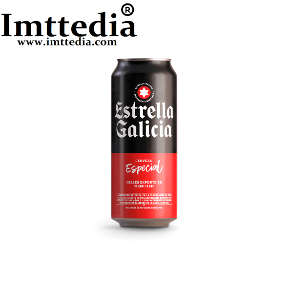 CERVEZA ESTRELLA GALICIA LATA DE  50CL PACK DE 24 UNIDADES