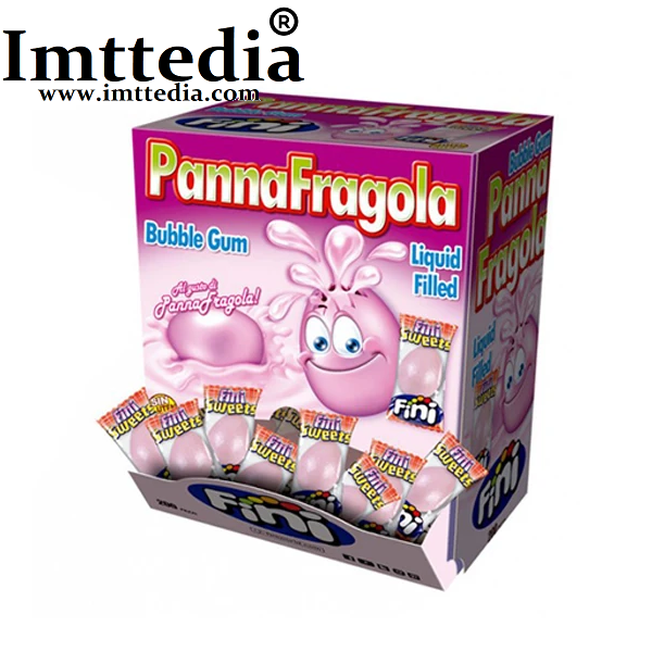 Caja Chicle Panna Fragola 200 Ud de la empresa Española Fini